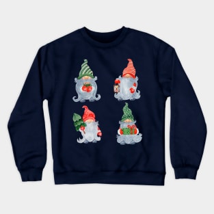 Christmas Gnomes Hand Drawn Crewneck Sweatshirt